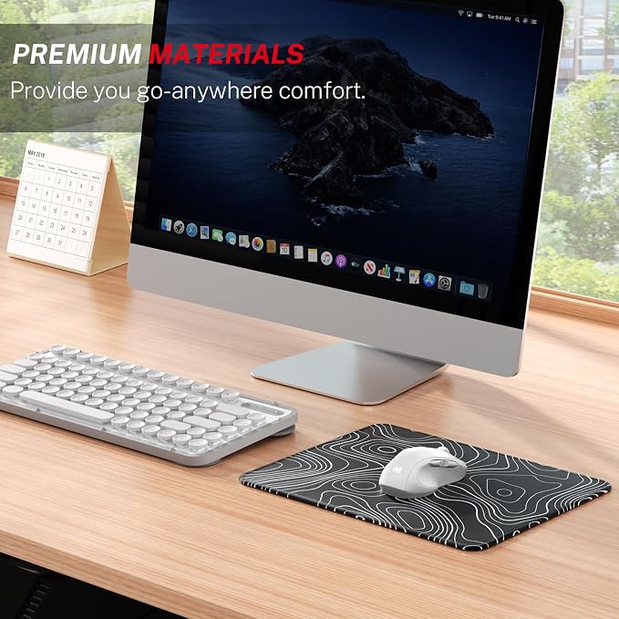 MROCO Essential Office & Gaming Mouse Pad, 8.5 x 11 Inch, Functional Pattern - Image 6