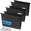 SortRax Plastic Hanging File Folders, Sturdy & Tear-Resistant, Letter Size by SortRax