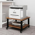 Natwind 2 Tier Laser Printer Stand, Retro | Large Printer Table Copier Stand by Natwind