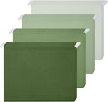 Whaline 36 Pack Sage Green Hanging File Folders Letter Size 4 Colors Green File by Whaline