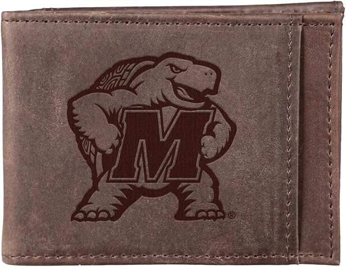 Team Sports America NCAA University of Maryland Front Pocket Slim Wallet by TeamSportsAmerica