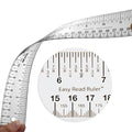 12 Inch Easy Read Ruler, Shatterproof by Victor