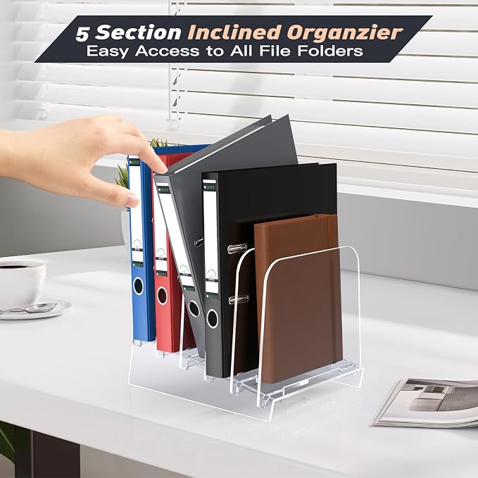 File Holder File Sorter, Vertical File Organizer - Image 5