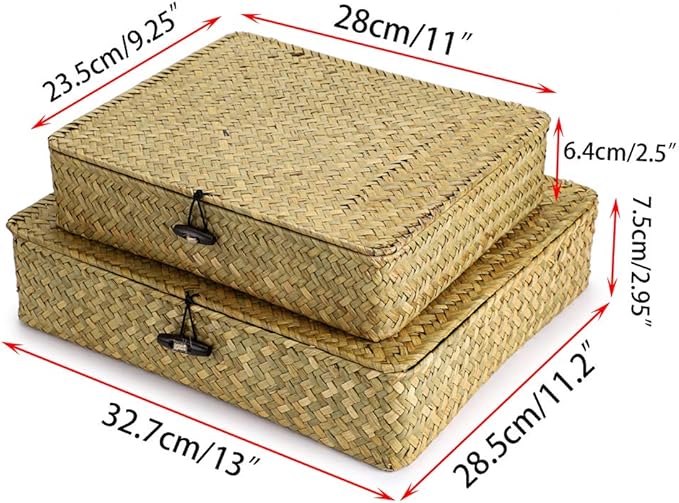 Hipiwe Natural Seagrass Storage Bins - Image 6