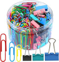 Paper Clips Binder Clips, Colored Paperclips Large Medium Small, Binder Clip by AnutriON
