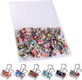 Ufmarine 60 Pcs Small Binder Clips3/4 Inch, Flower Cute Binder Clips by Ufmarine
