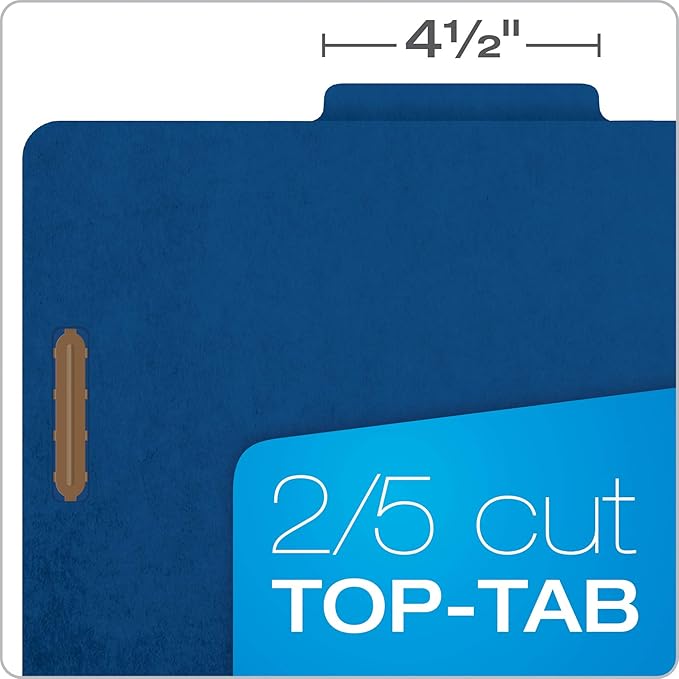 Pendaflex Classification File Folders, 1 Divider, Durable File Organizer - Image 5