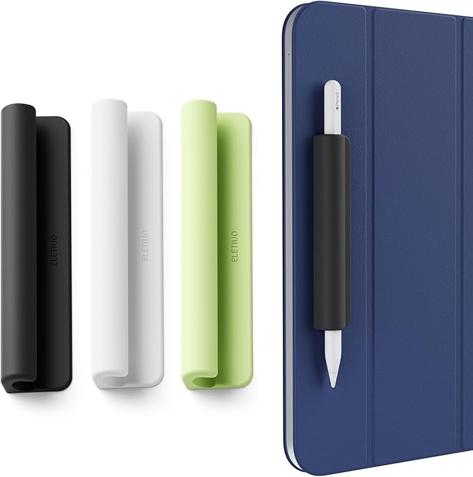 ELETIUO 3 Pack Silicone Pencil Holder Sleeve, Compatible by ELETIUO