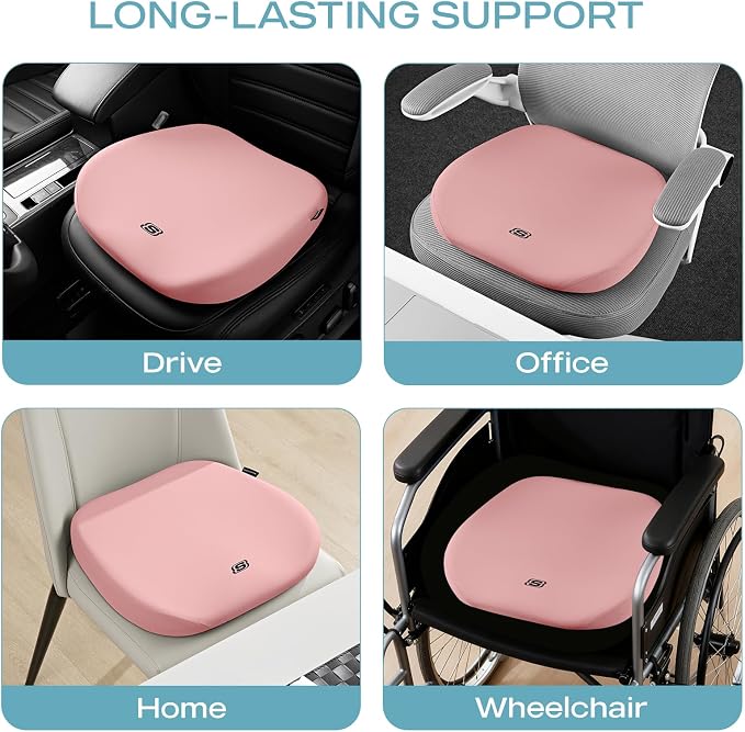 Skechers Seat Cushion Premium Gel & Memory Foam-Office Chair Cushion - Image 6