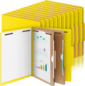 Skyygemm 24 Pcs Classification Folders Letter Size, 2 Pocket Dividers by Skyygemm