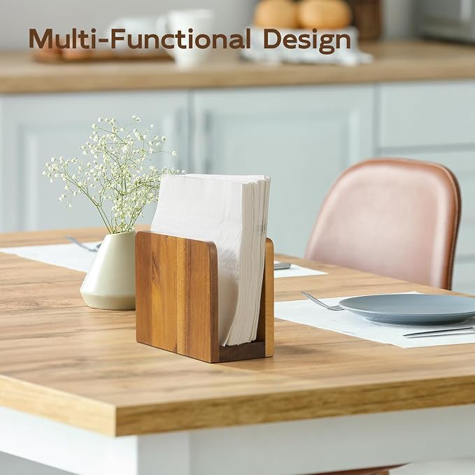 Acacia Wood Mail Organizer, Mail Holder - Image 6