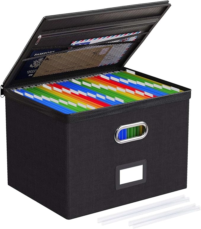 Oterri 1 Pack Large File Organizer Boxes by Oterri
