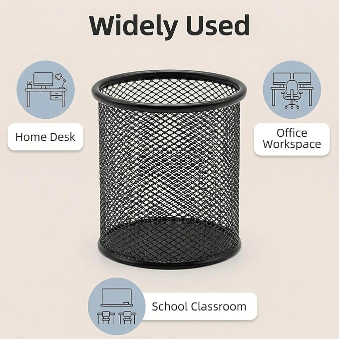 Pen Holder Mesh Pencil Holder Metal Pen Holder Pencil Holder - Image 5