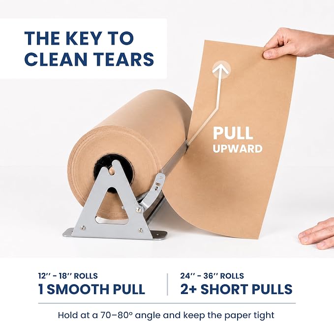 DIY Crew 24 Inch Paper Roll Dispenser and Cutter - Image 4