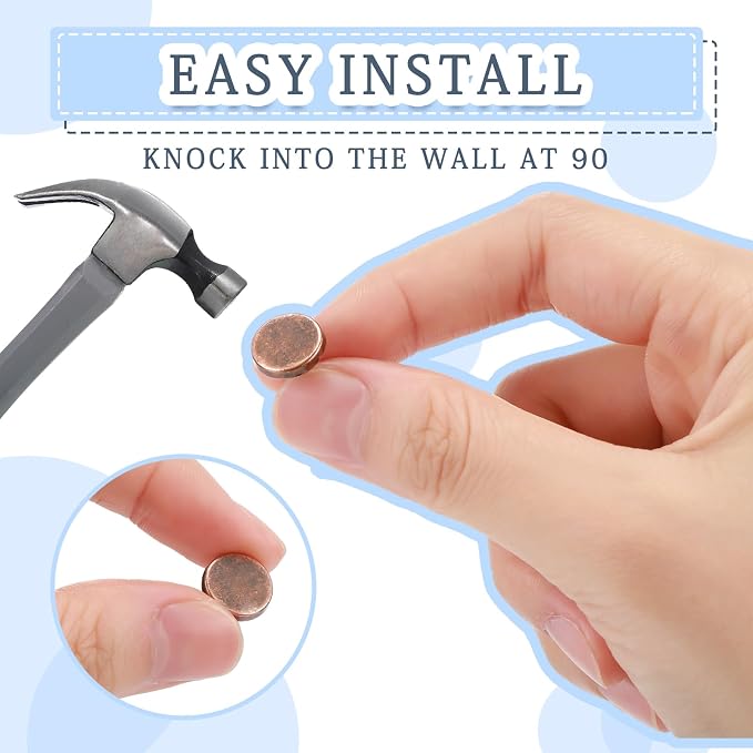 Shimeyao 30 Pcs Vintage Push Pins, Large Metal Thumb Tacks - Image 3