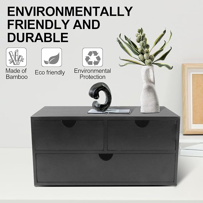 Charmewooden Bamboo Desk Organizer - Image 5
