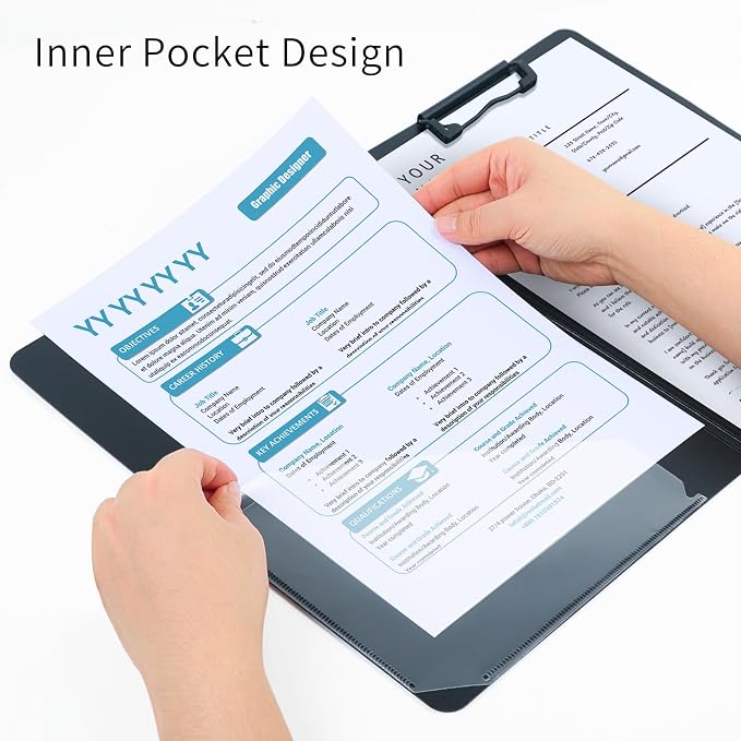 A4 Clipboard Folder, Foldable Clipboards - Image 4