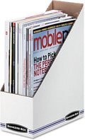 Bankers Box 10723 Corrugated Cardboard Magazine File, 4 x 9 1/4 x 11 3/4 by BankersBox