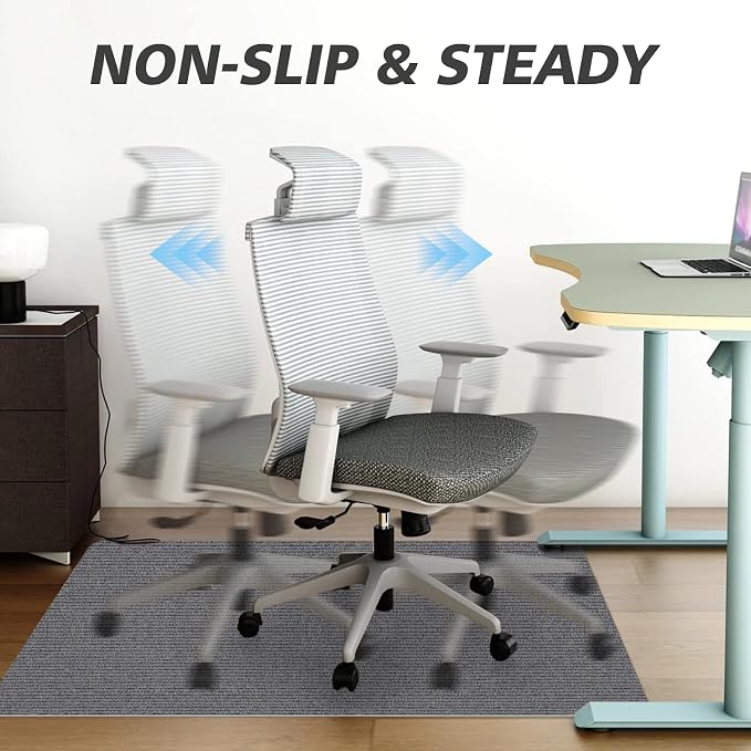 Sycoodeal Office Chair Mat for Hardwood Floor, Office Computer Gaming Chair Mat - Image 4