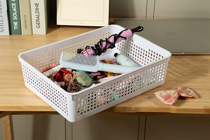 Aebeky A4 Size Plastic Paper Storage Trays, Desktop File Organizer Baskets - Image 7