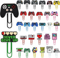 30 PCS Game Paper Clips Metal Paperclip Large Size Paper Clip Cute Bookmark by Pabucle