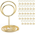 UMETDO 30PCS Table Number Holders Place Card Holder by UMETDO