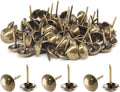 Piutouyar 200 Pcs Bronze Upholstery Tacks Antique Metal Thumb Tacks Round Head by Piutouyar