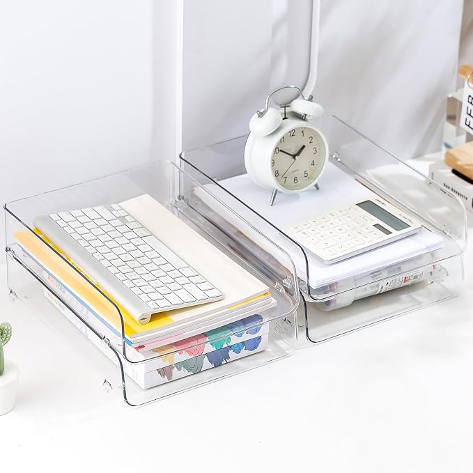 Gagee 2 Pack Paper Organizer for Desk, Office Desk Organizer for Notes - Image 7