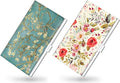 2 Pack Business Card Holder，Color Printing Men's and Women's Business Card by xiviers