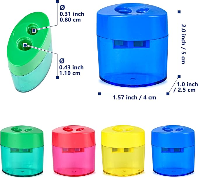 24Pcs Pencil Sharpener Manual - Image 2