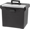 IRIS USA File Box with Lid File Organizer by IRISUSA