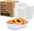 Karat White Paper Food Trays Disposable Food Boats by Karat
