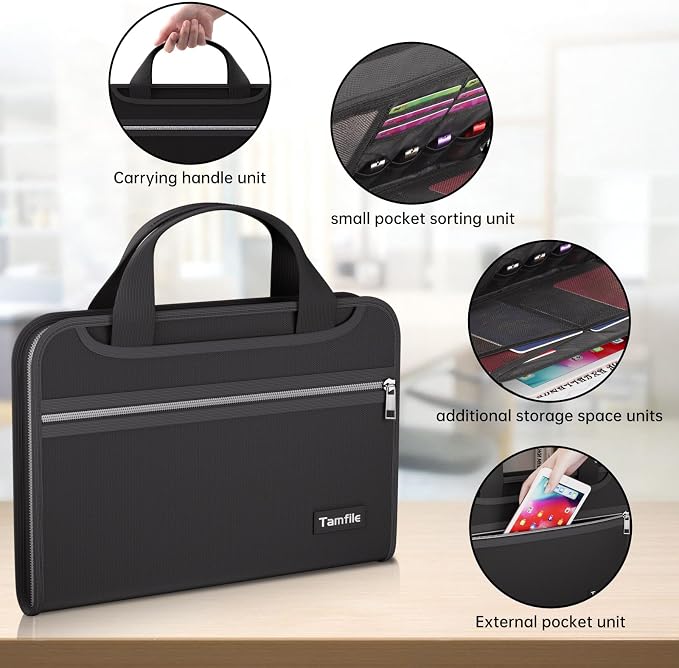 Tamfile Fireproof Accordion File Organizer - Image 3