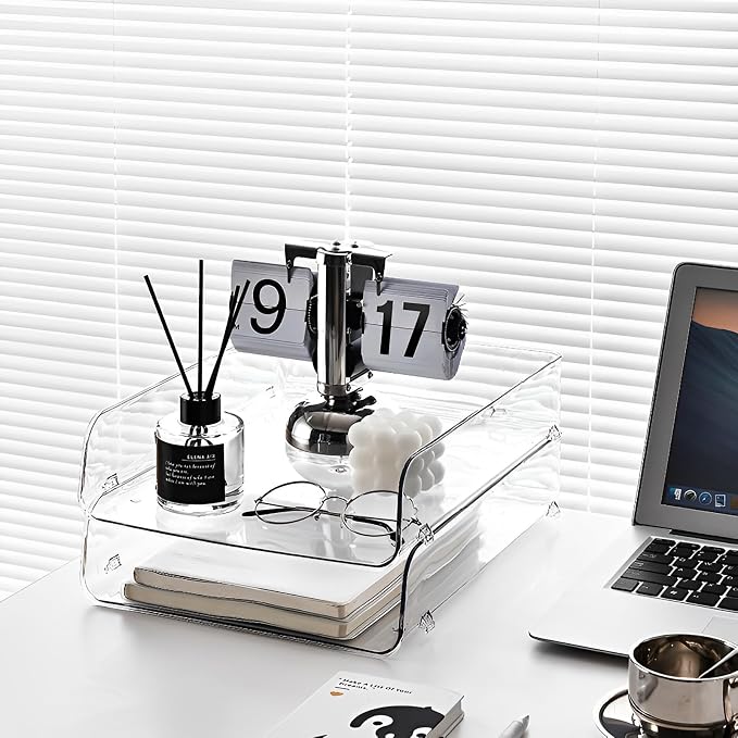 Gagee 2 Pack Paper Organizer for Desk, Office Desk Organizer for Notes - Image 2
