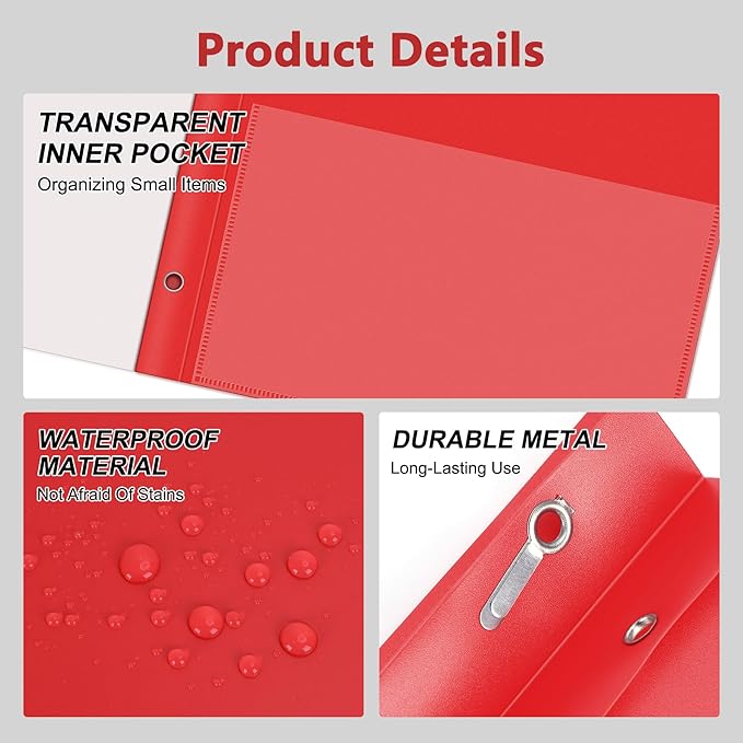 Ndsox 15 Packs Clear Front Report Covers - Image 3