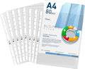 Agoer 80 Clear Sheet Protectors by Agoer