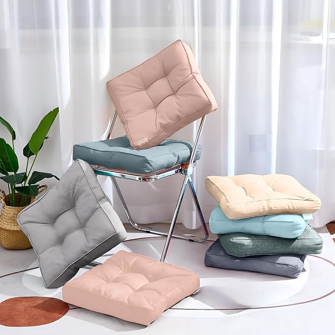 Juexica 8 Pcs Floor Cushions for Kids Floor Pillows Flexible Seating Cushions - Image 5