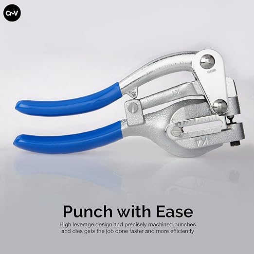 Neiko 02612A Hand Held Power Punch and Sheet Metal Hole Punch Kit, Cr-V 3/32" x - Image 3
