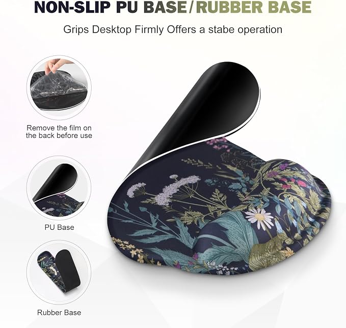 ToLuLu Desk Mat, XXL Large Mouse Pad Wrist Support Set，4 in1 Gaming Mousepad - Image 5