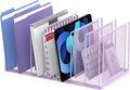 File Organizer for Desk, 7-Section Vertical File Sorter, Paper Holder Organizer by JMHUD