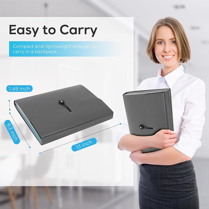 Expanding File Folder, Accordion File Organizer - Image 3