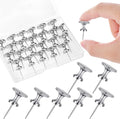 30 Count Jumbo Metal Push Pins 1.14 Inch, Giant Thumb Tacks by BESARME