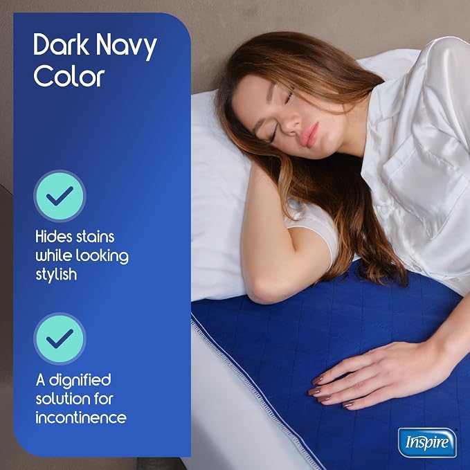 Inspire Waterproof Mattress Protector, Dark Colored to Hide Stains, Extra Large - Image 7