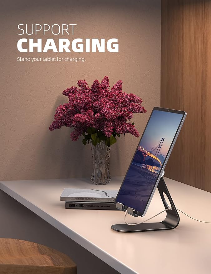 Lamicall Tablet Stand Adjustable, Tablet Stand : Desktop Stands Holder Gifts - Image 4