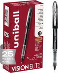 uni-ball Vision Elite Rollerball Pens Fine Point Micro Tip, 12 Pack by uni-ball