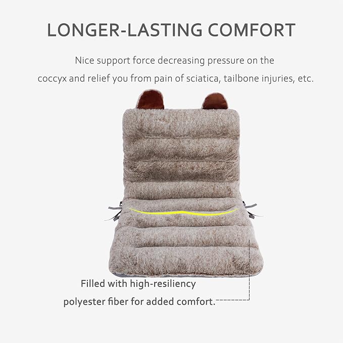 ELFJOY Desk Chair Cushion 85cm Office Chair Cushion Seat Cushion - Image 4