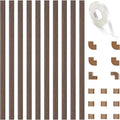Delamu 157in Cord Covers for Wires on Wall, One-Cord Cord Hider, TV Cord Hider by DELAMU