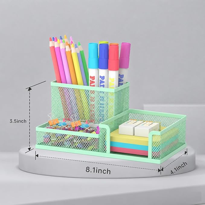 SUPEASY Pen Holder Desk Organizer, Office Supplies Pencil Holder - Image 3
