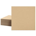 Mat Board Center, 50 Corrugated Cardboard Sheets 12x12 Inches Flat Card Board by MatBoardCenter