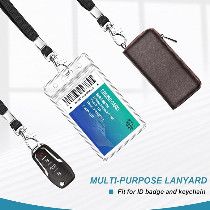 Koorito 3 Pack Clear ID Badge Holder - Image 4